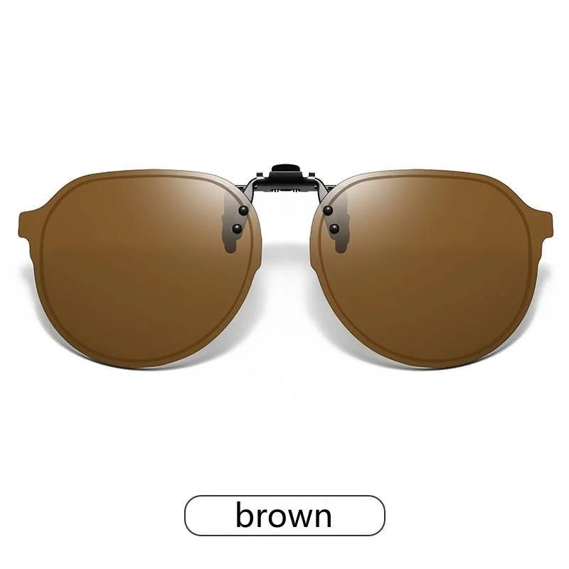 🌈 55% OFF! Color-Changing Polarized Clip-On Sunglasses - Flip-Up UV400 (Unisex)