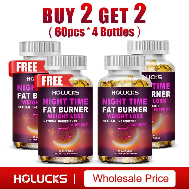 Night Time Fat Burner - Advanced Sleep & Weight Loss Capsules with White Kidney Bean & Garcinia Cambogia