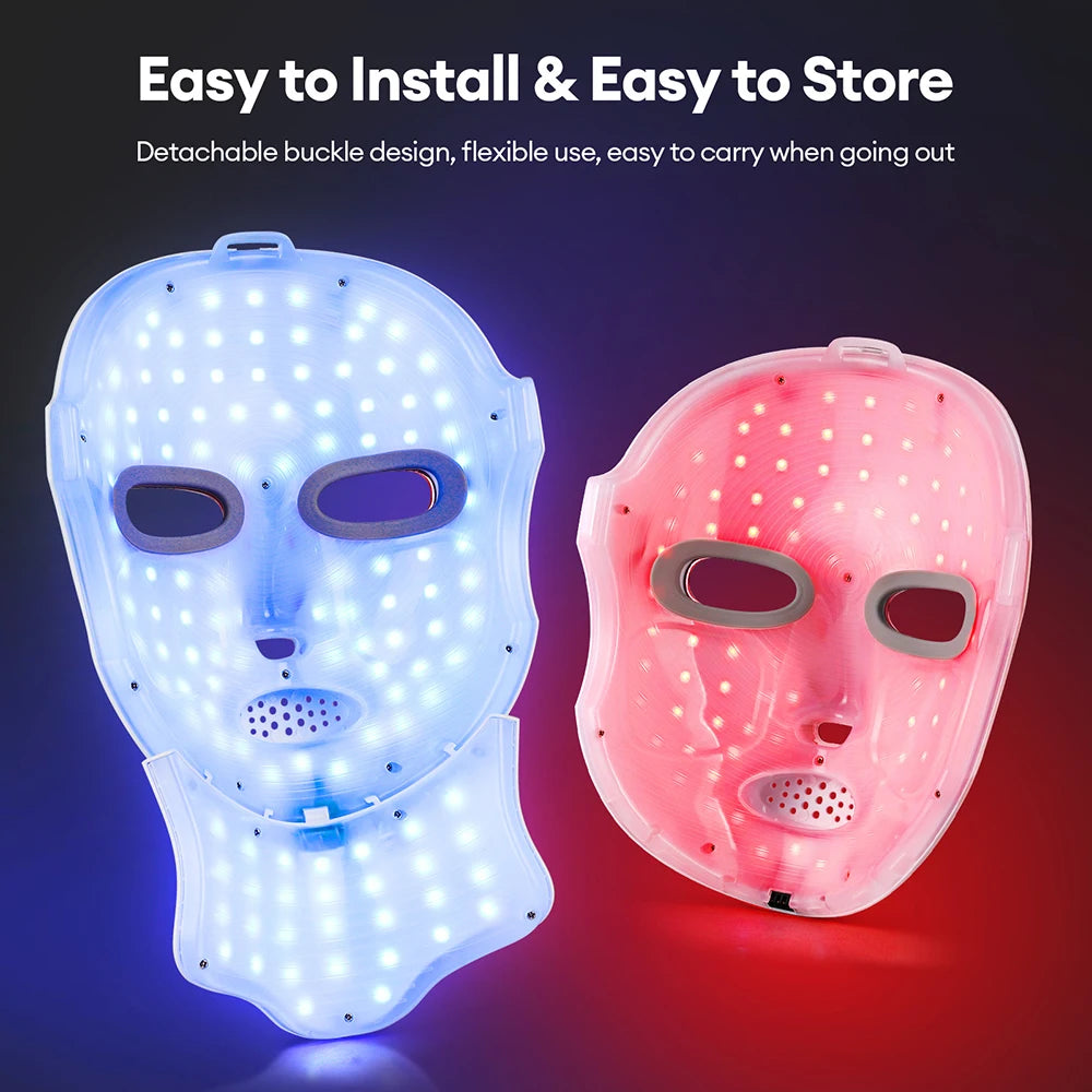 Rechargeable LED Photon Facial Lifting Mask