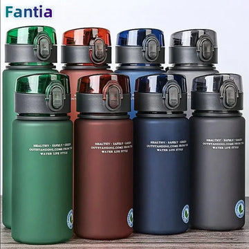Leak-Proof Sports Water Bottle - BPA-Free 400ml/560ml Portable Bottle for Hiking & Travel