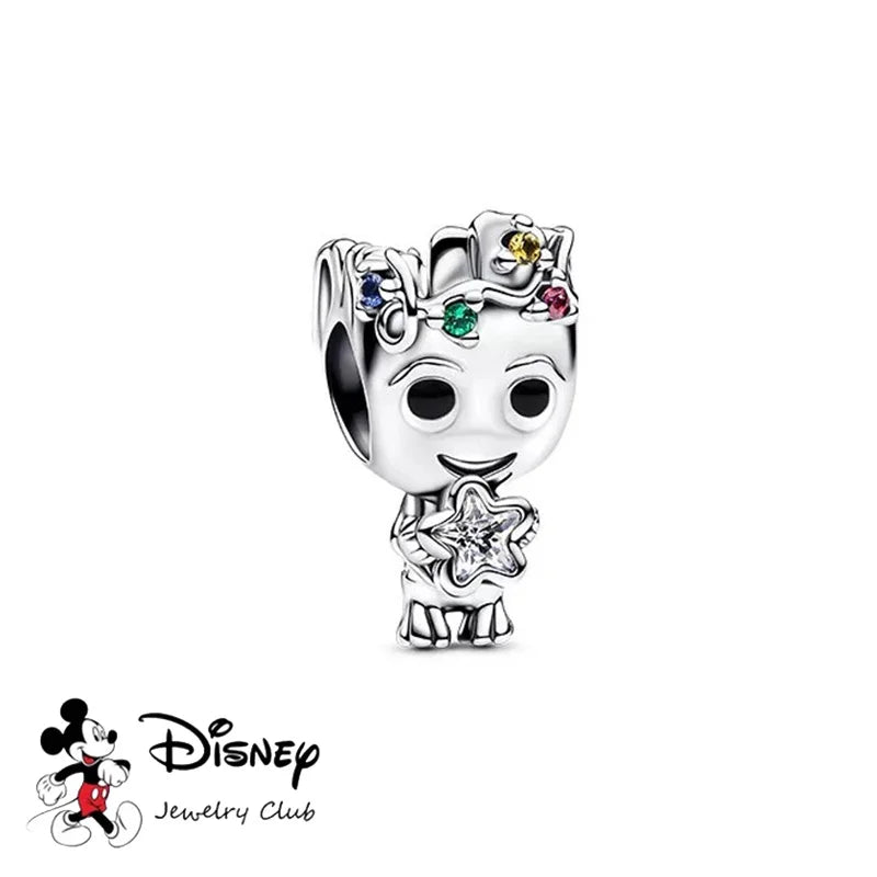 Disney Charm Beads Bracelet – Mickey & Stitch Style