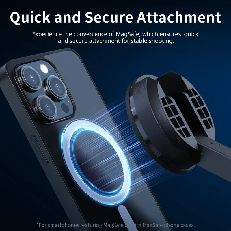 MagSafe Selfie Stick Tripod – Bluetooth Remote Stand