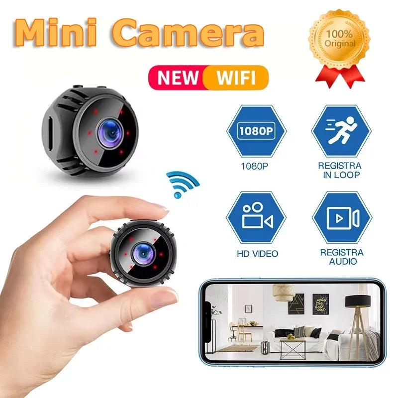 2026 Wireless Sports Camera 1080P HD - Outdoor Action Cam with Night Vision & Remote