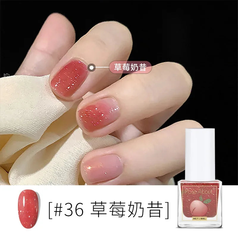 Water-Based Peelable Nail Polish - Fast Drying, Odorless, No UV Lamp Needed