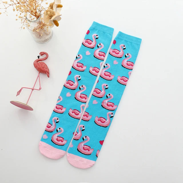 Cute Cartoon Kids Socks Animal Pattern Crew