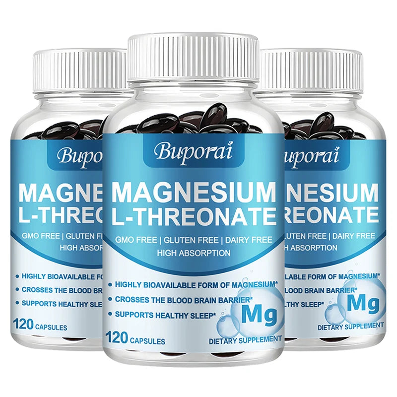 Magnesium L-Threonate - Brain Health, Memory & Focus Enhancement Supplement