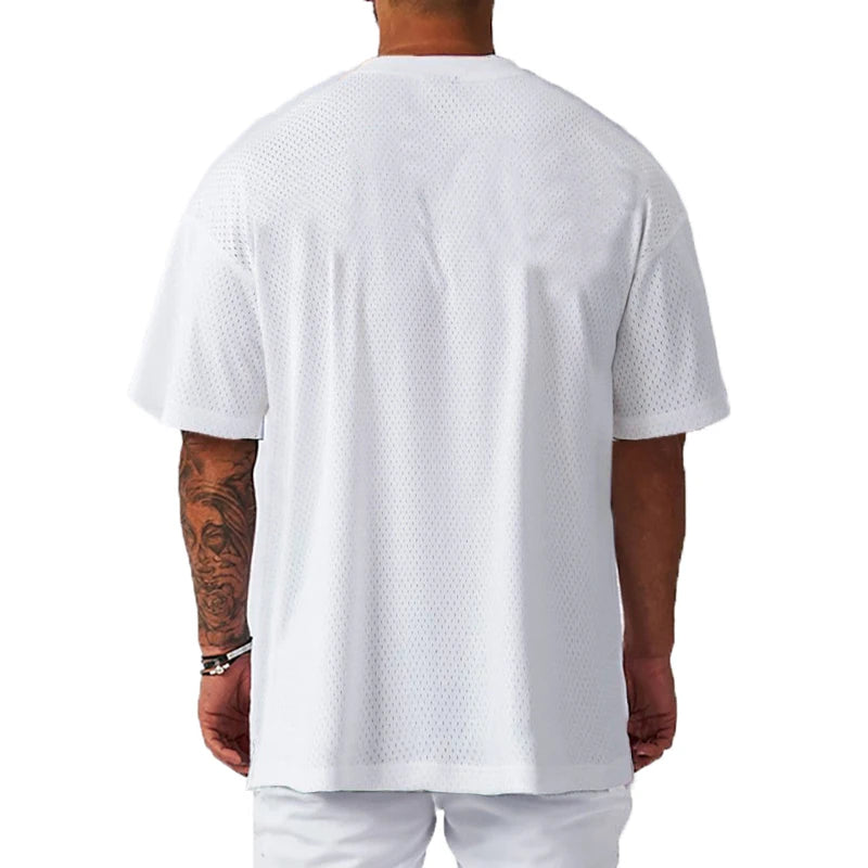 Oversized Men’s Sports T-Shirt Gym Fitness Tee