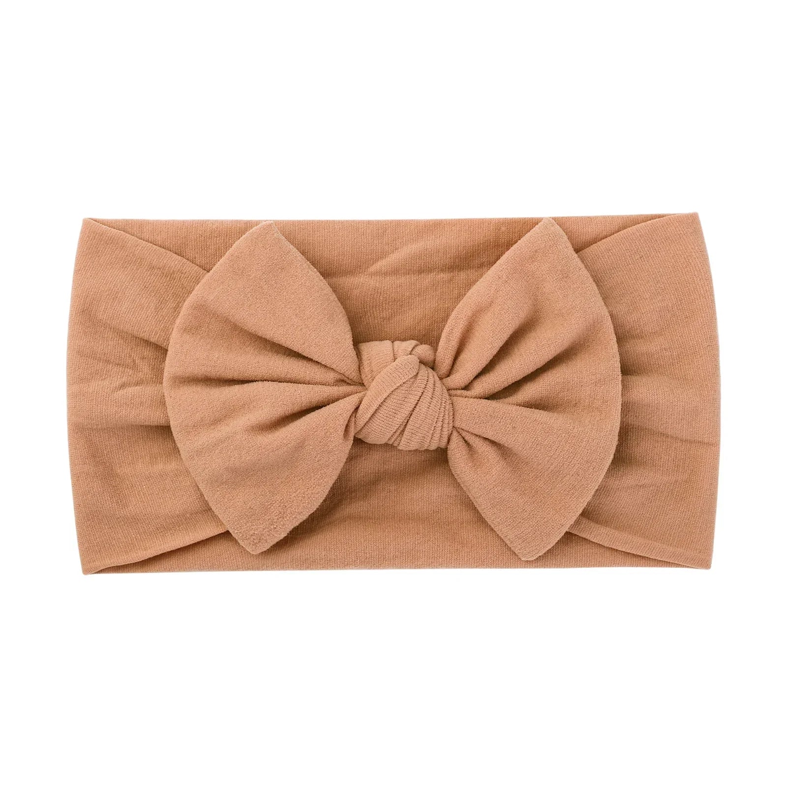 Baby Nylon Headscarf – Handmade Flower Elastic Headband for Newborns Ages 0–1