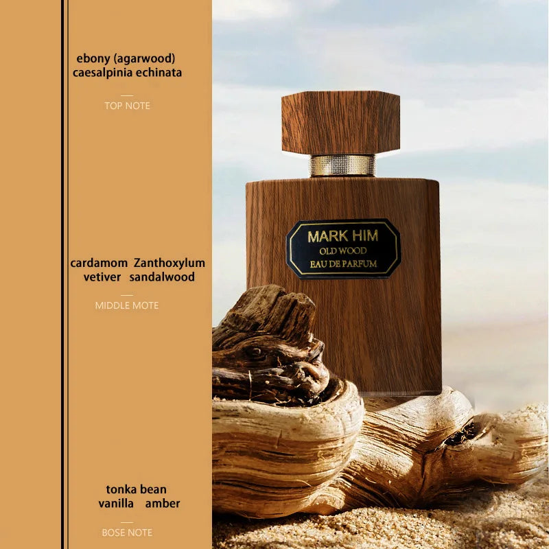 Arabic Oud Agarwood Perfume for Men - Long-Lasting Woody Fragrance Eau de Toilette (50ml)