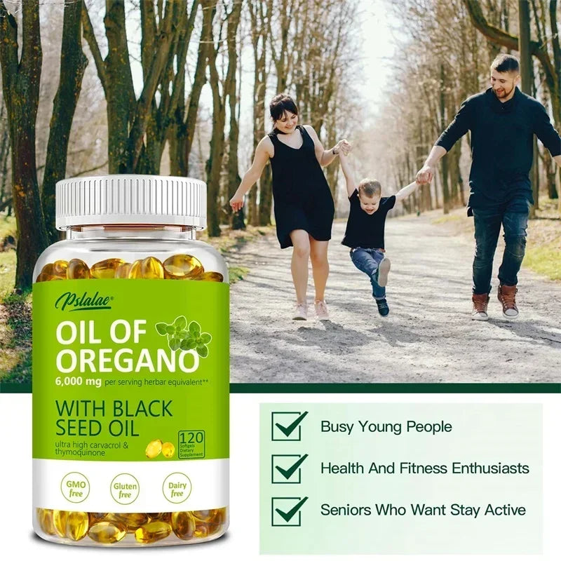 Oregano Oil Immune & Antioxidant Support Supplement