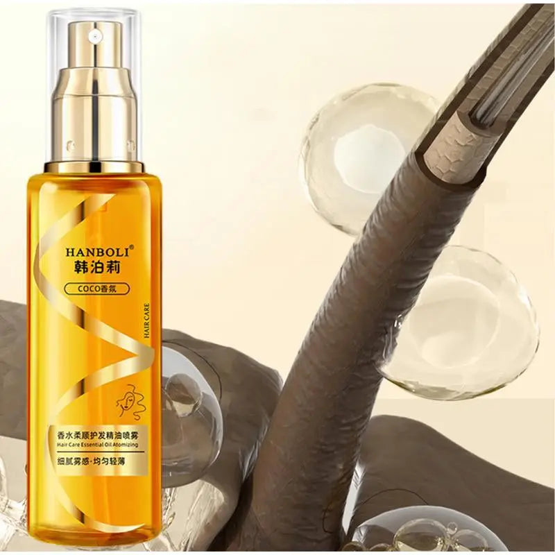 Aromatherapy Hair Oil Spray 100ml - Nourishing & Moisturizing Treatment for Soft, Healthy Hair