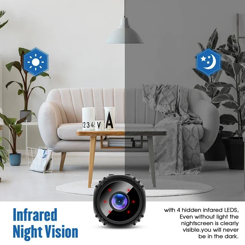 2026 Wireless Sports Camera 1080P HD - Outdoor Action Cam with Night Vision & Remote