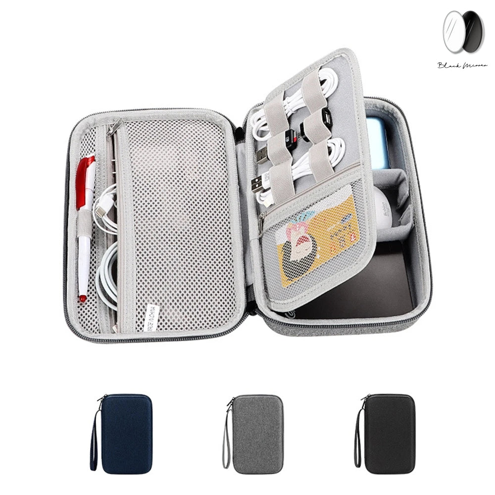 Portable Tech Pouch Organizer Bag for Travel Gadgets