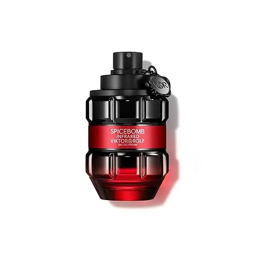 Viktor&Rolf Spicebomb Infrared Eau de Parfum - Woody Spicy Men's Cologne with Leather & Cinnamon Notes (3 fl oz)