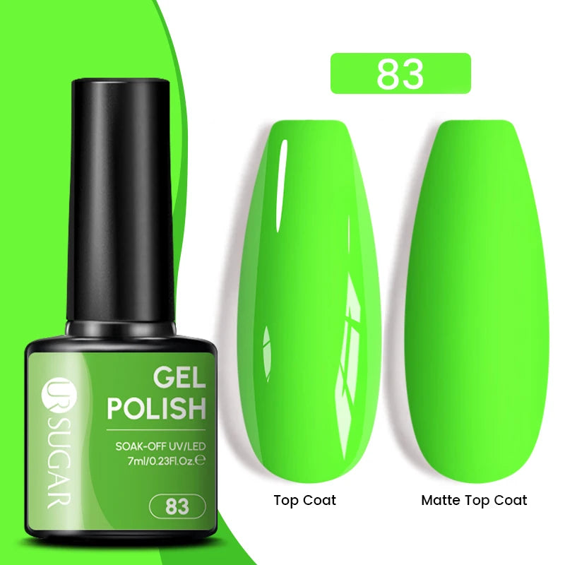 Glitter Gel Nail Polish – Semi-Permanent UV LED Gel with Sparkling Shimmer Finish
