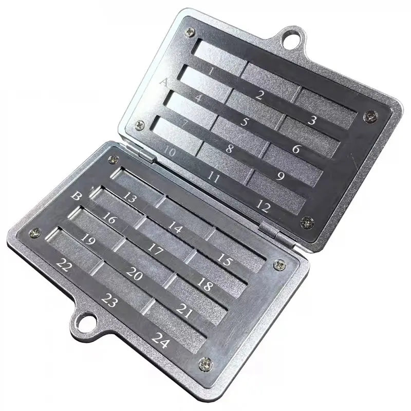 ABZS Stainless Steel Seed Phrase Storage with Lock - BIP39 Compatible (24 Words)