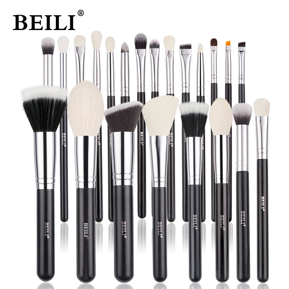 Professional Foundation & Eyeshadow Brush Kit for Makeup