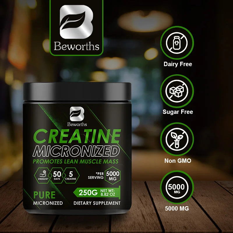 Creatine Monohydrate Powder - Muscle Building, Strength & Performance Supplement