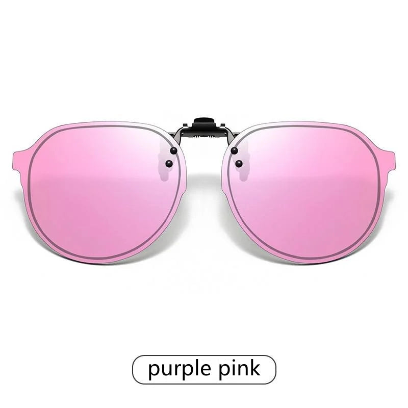 🌈 55% OFF! Color-Changing Polarized Clip-On Sunglasses - Flip-Up UV400 (Unisex)