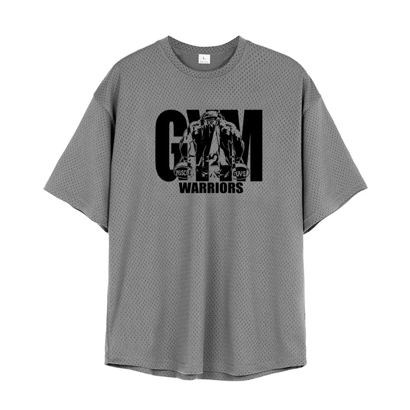 Oversized Men’s Sports T-Shirt Gym Fitness Tee