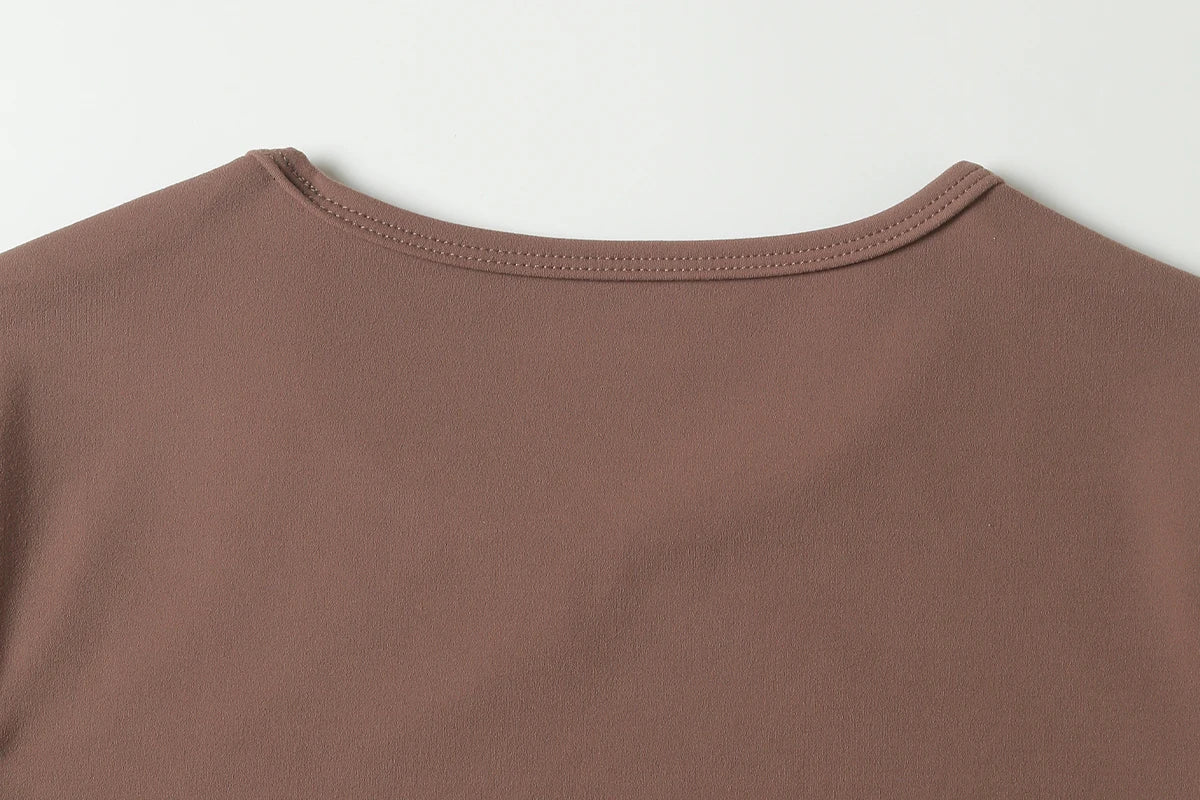 Women's Long Sleeve Athletic Shirt - Quick-Dry Workout Top for Yoga, Gym & Running