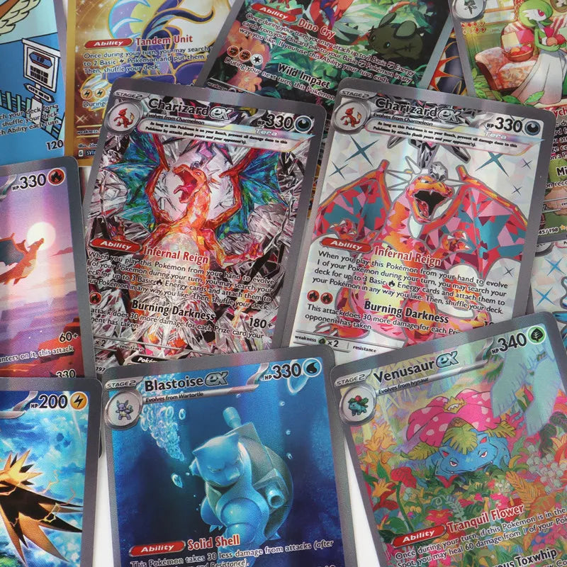 Pokemon Cards 60/100 Pcs – Obsidian Flames Charizard EX Collection