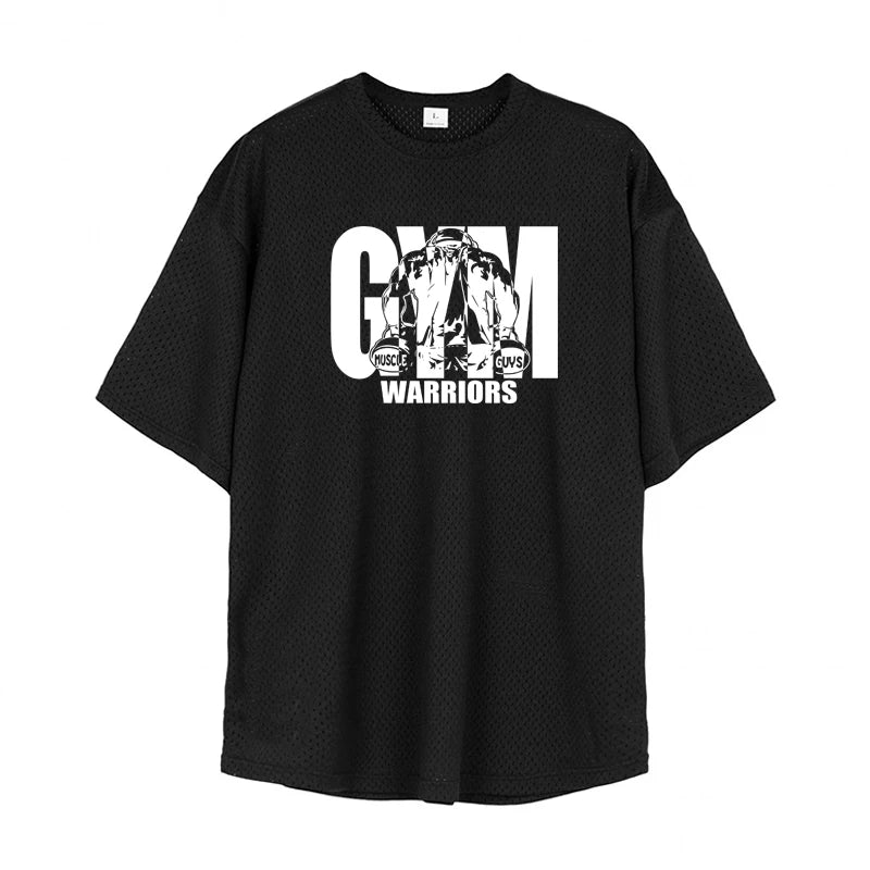 Oversized Men’s Sports T-Shirt Gym Fitness Tee