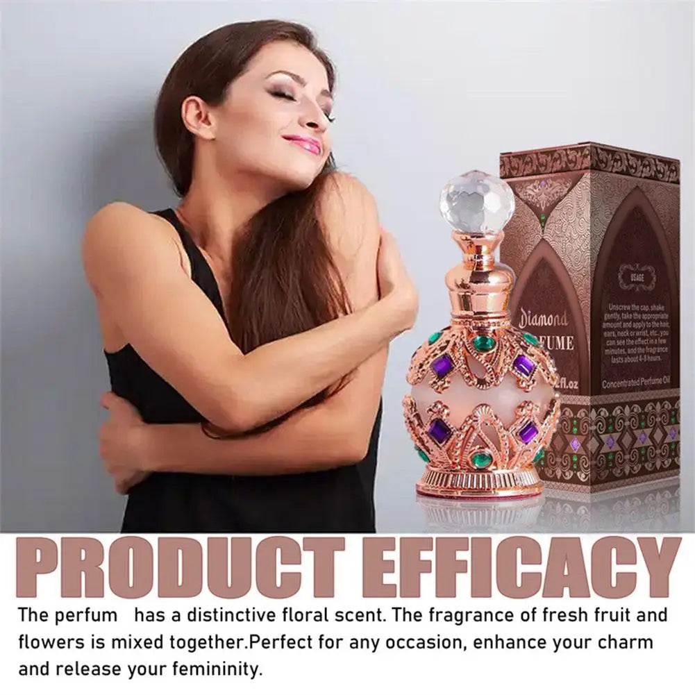 Arabian Floral Pheromone Perfume for Women - Rose, Jasmine & Vanilla (15ml)