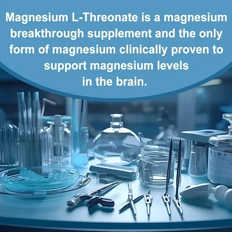 Magnesium L-Threonate - Brain Health, Memory & Focus Enhancement Supplement