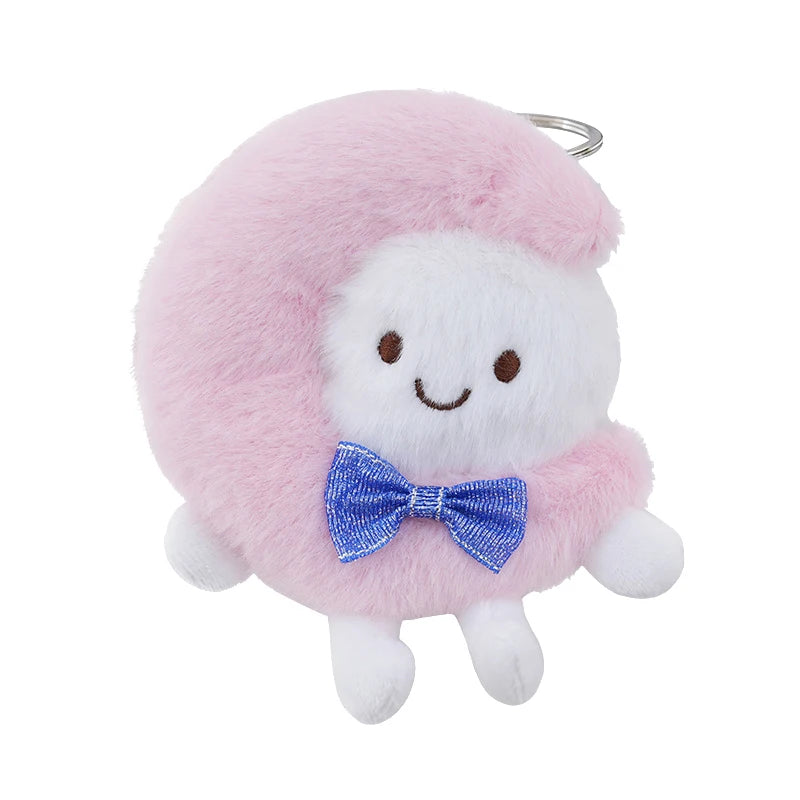 Cute Moon Plush Doll Toys Pendant Keychain Backpack Home Hangings Decoration Gifts