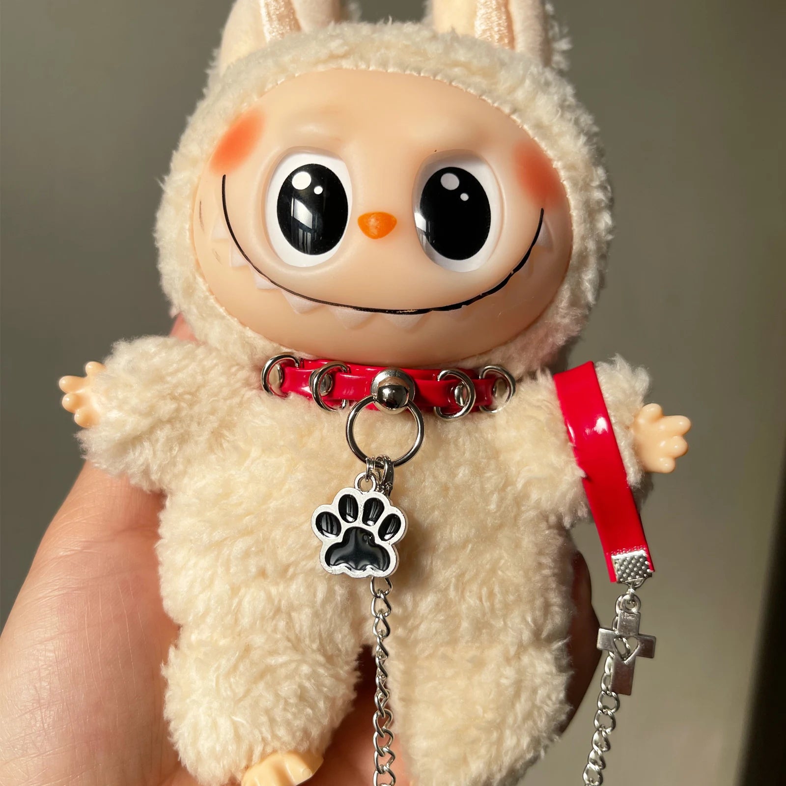 Labubu Doll Necklace – Cotton Doll Accessories