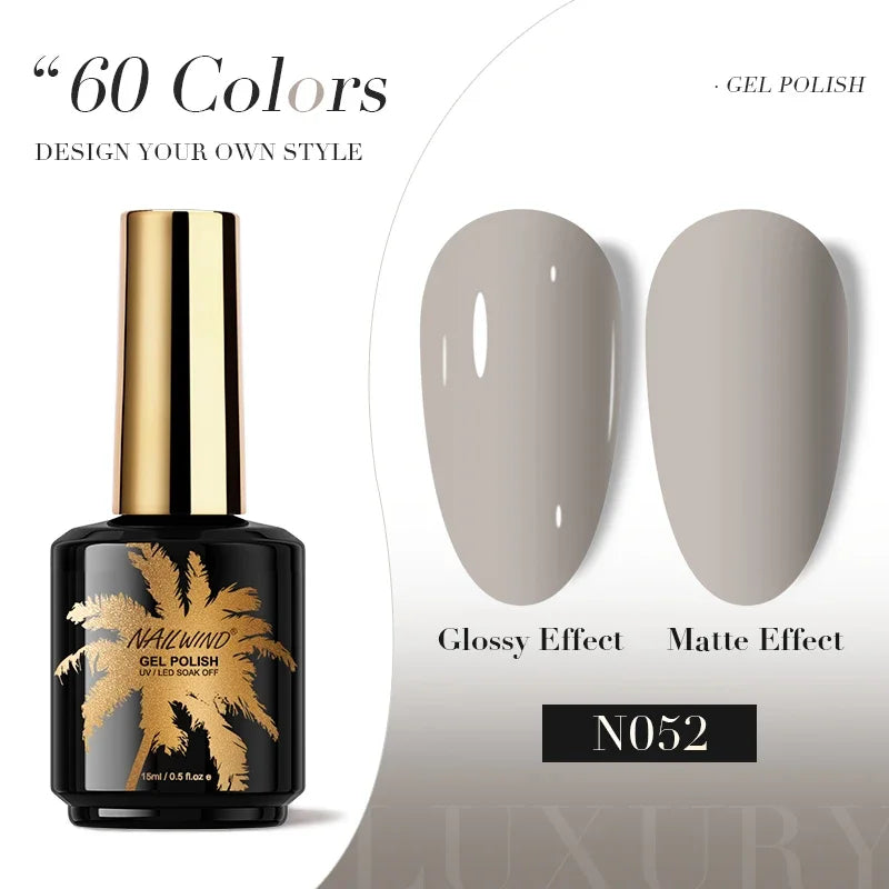 ROSALIND Gel Nail Polish 8ml - Semi-Permanent UV Gel, Solid Color, Salon Quality