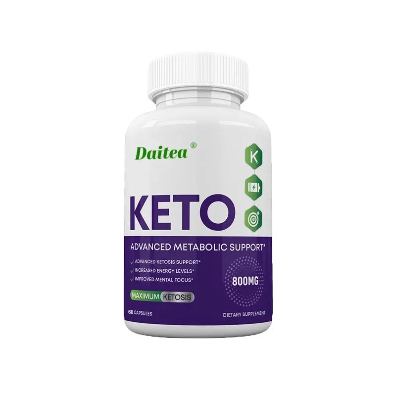 Keto Capsules 800mg - Apple Cider Vinegar for Weight Loss, Detox & Immunity