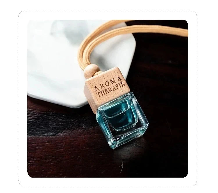 Car Mirror Pendant Air Freshener - Long-Lasting Fragrance Decoration to Eliminate Smoke Odor