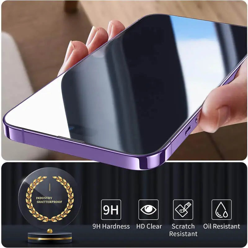 Tempered Glass Screen Protector for iPhone 15 Pro Max, 14, 13, 12, 11 - 3 Pack