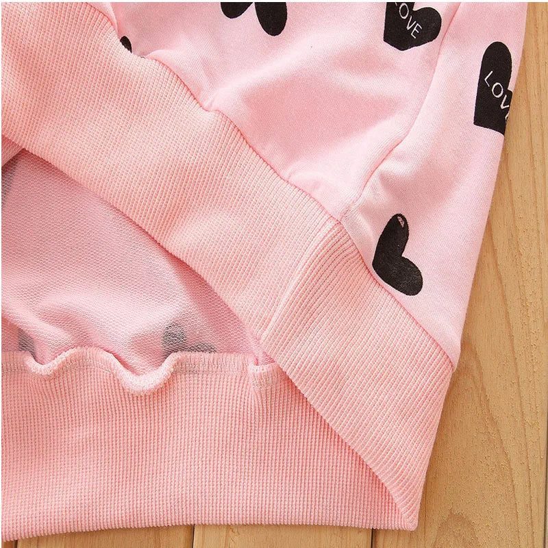 Toddler Girls 3-Piece Outfit Set - T-Shirt, Skirt & Leggings (Ages 1-3)