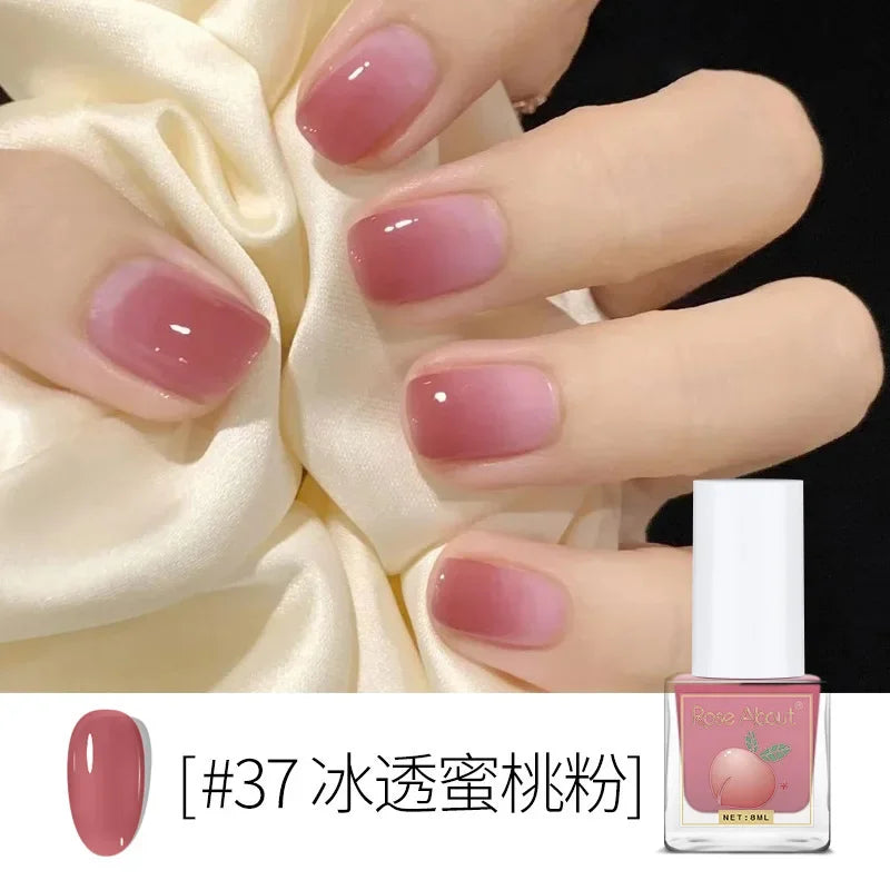 Water-Based Peelable Nail Polish - Fast Drying, Odorless, No UV Lamp Needed