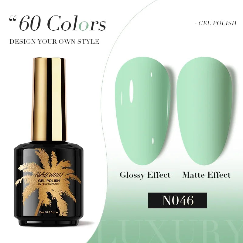 ROSALIND Gel Nail Polish 8ml - Semi-Permanent UV Gel, Solid Color, Salon Quality