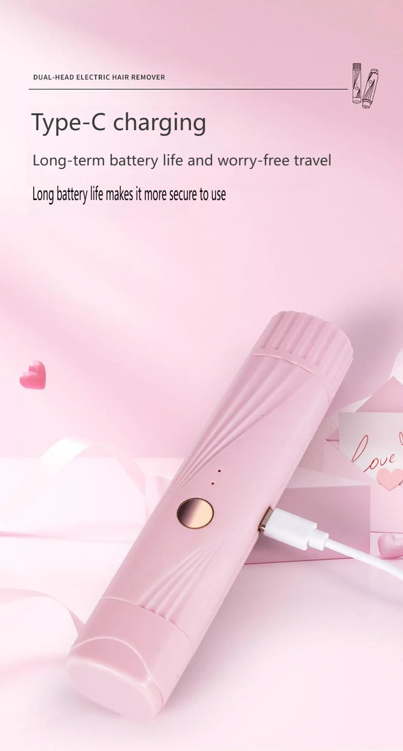 Electric Full Body Hair Remover for Women - Bikini, Legs, Underarms & Face
