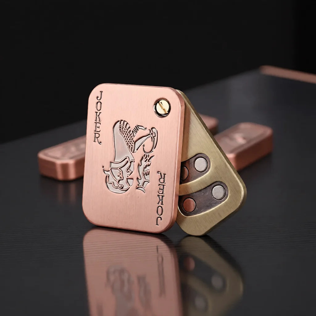 Magnetic EDC Push Slider – Metal Anti-Stress Fidget Toy for Adults