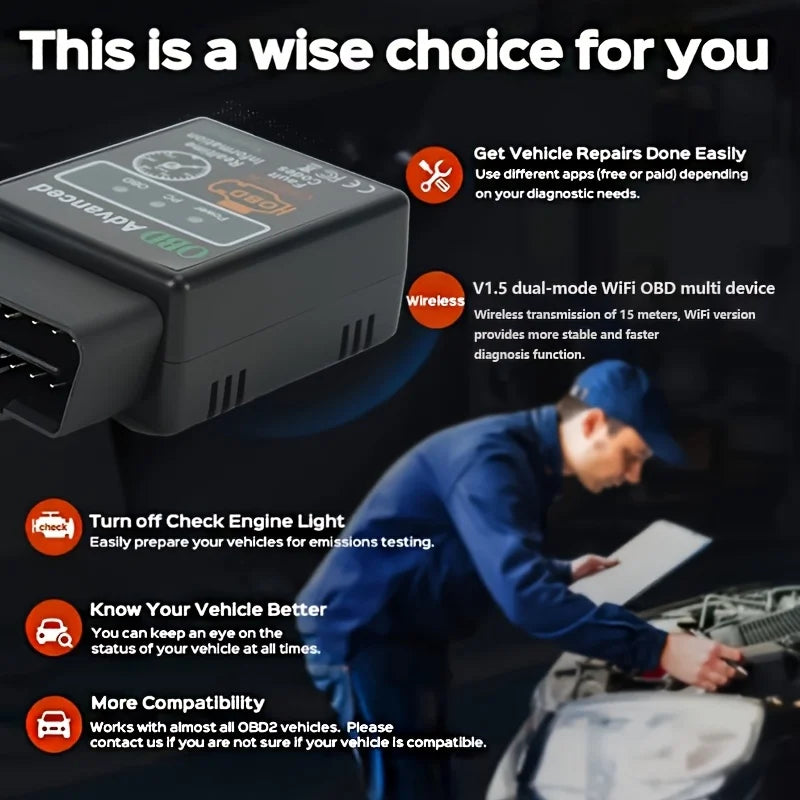 💡 YOUR CAR'S TRANSLATOR! Compact Code Scanner - Decode What Your Engine Is Screaming 🚨