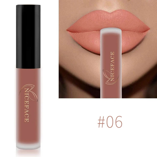 Waterproof Matte Liquid Lipstick - 25 Colors, Long-Lasting Lip Gloss