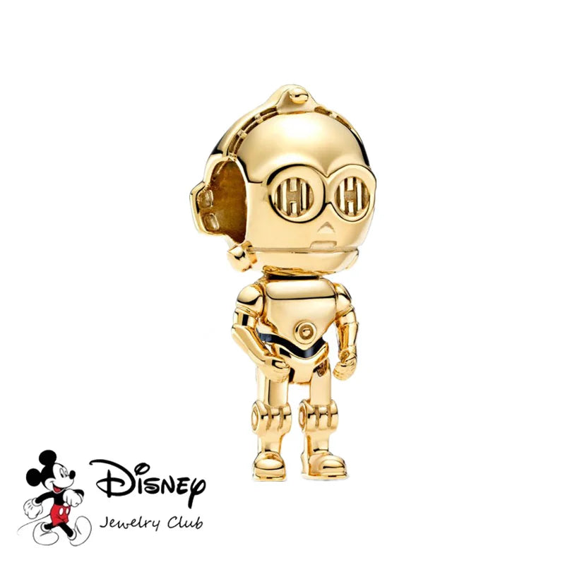 Disney Charm Beads Bracelet – Mickey & Stitch Style