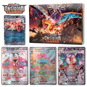 Pokemon Cards 60/100 Pcs – Obsidian Flames Charizard EX Collection