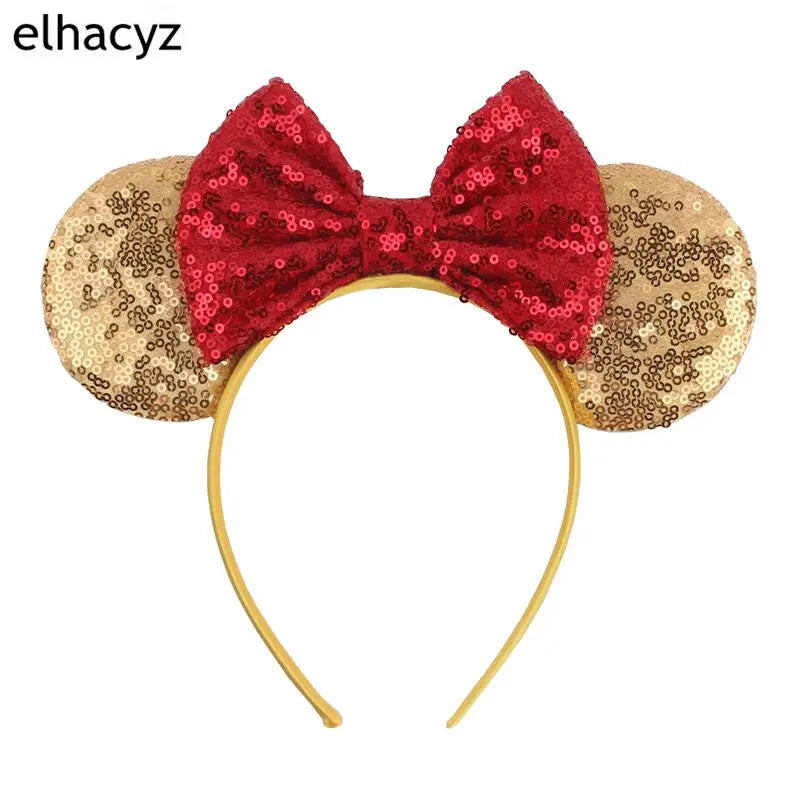 Disney Minnie Mouse Ear Hairband – Princess Party Gift for Girls & Disney Fans