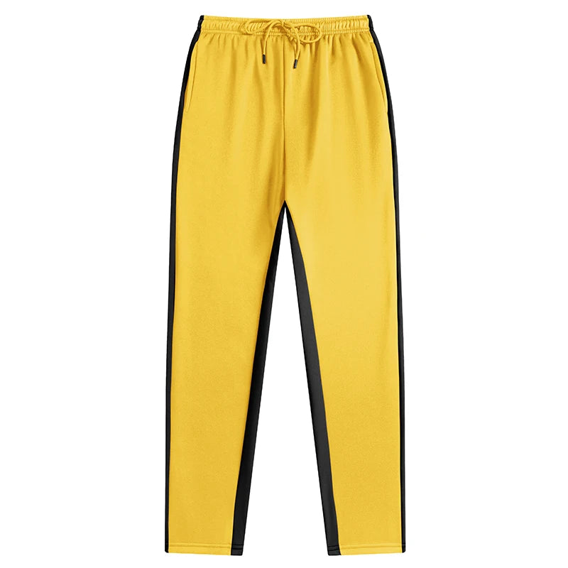 Men's Colorblock Athletic Joggers - Warm Workout Sweatpants