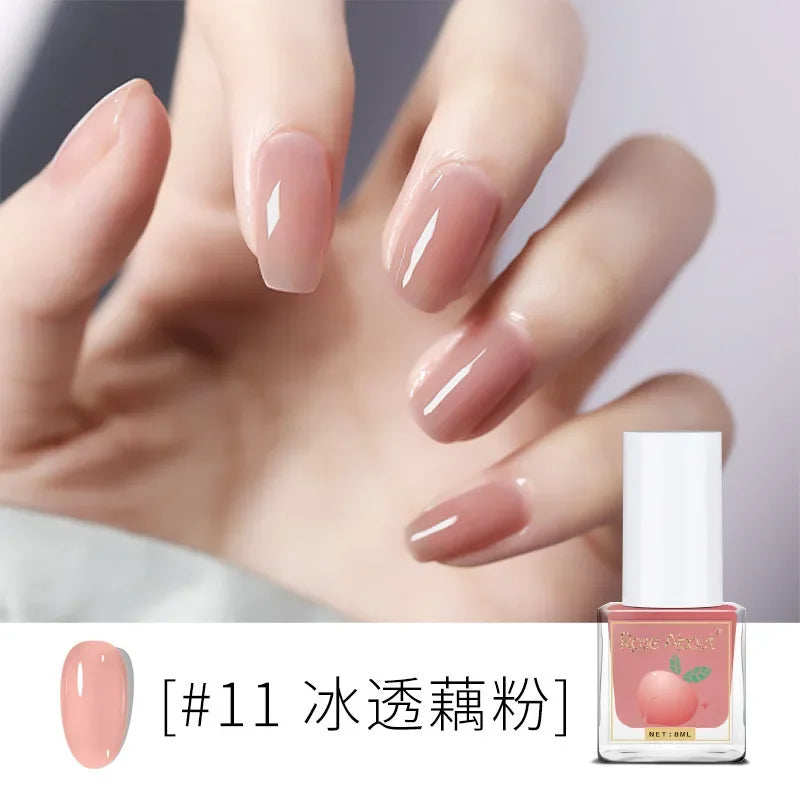 Water-Based Peelable Nail Polish - Fast Drying, Odorless, No UV Lamp Needed