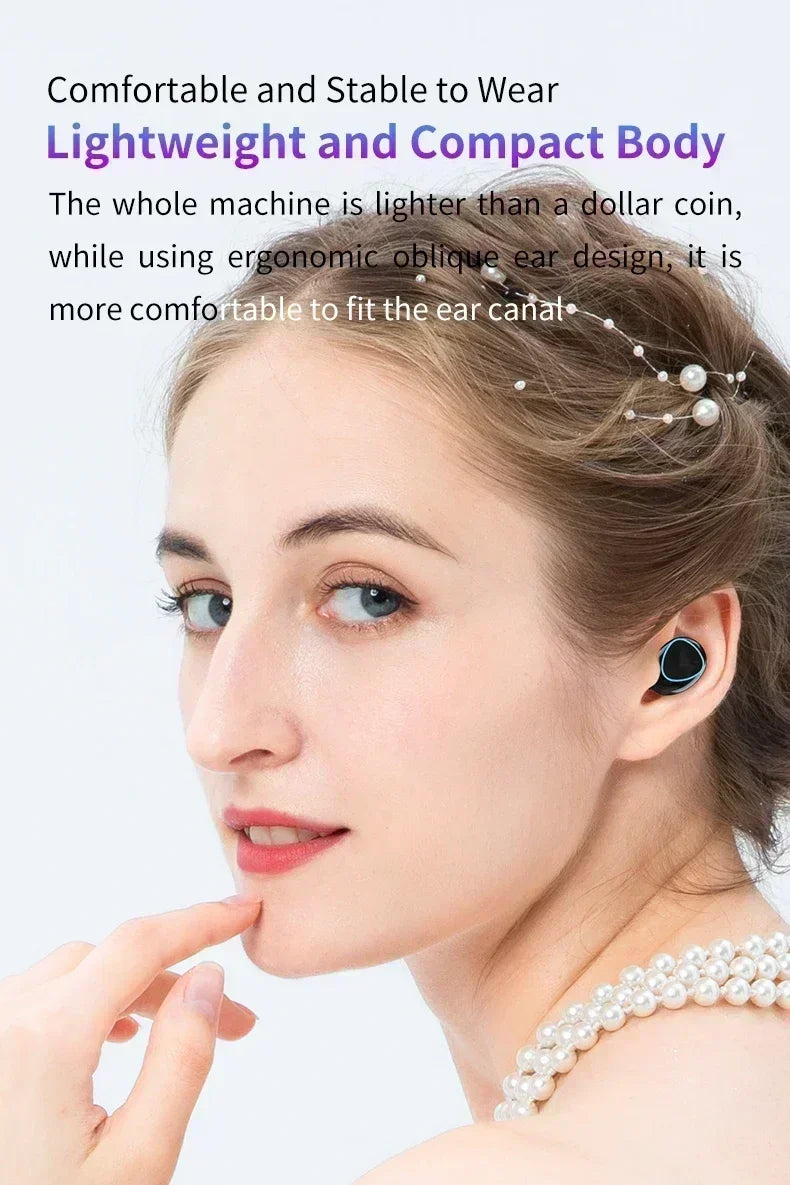 M10 Wireless Earbuds – Waterproof Bluetooth Sport Earphones with Noise Cancelling