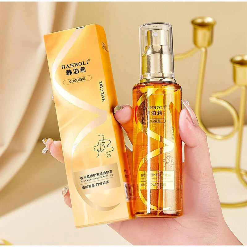 Aromatherapy Hair Oil Spray 100ml - Nourishing & Moisturizing Treatment for Soft, Healthy Hair