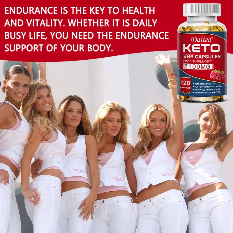 Keto BHB Capsules with Apple Cider Vinegar - Weight Loss, Energy & Focus Support